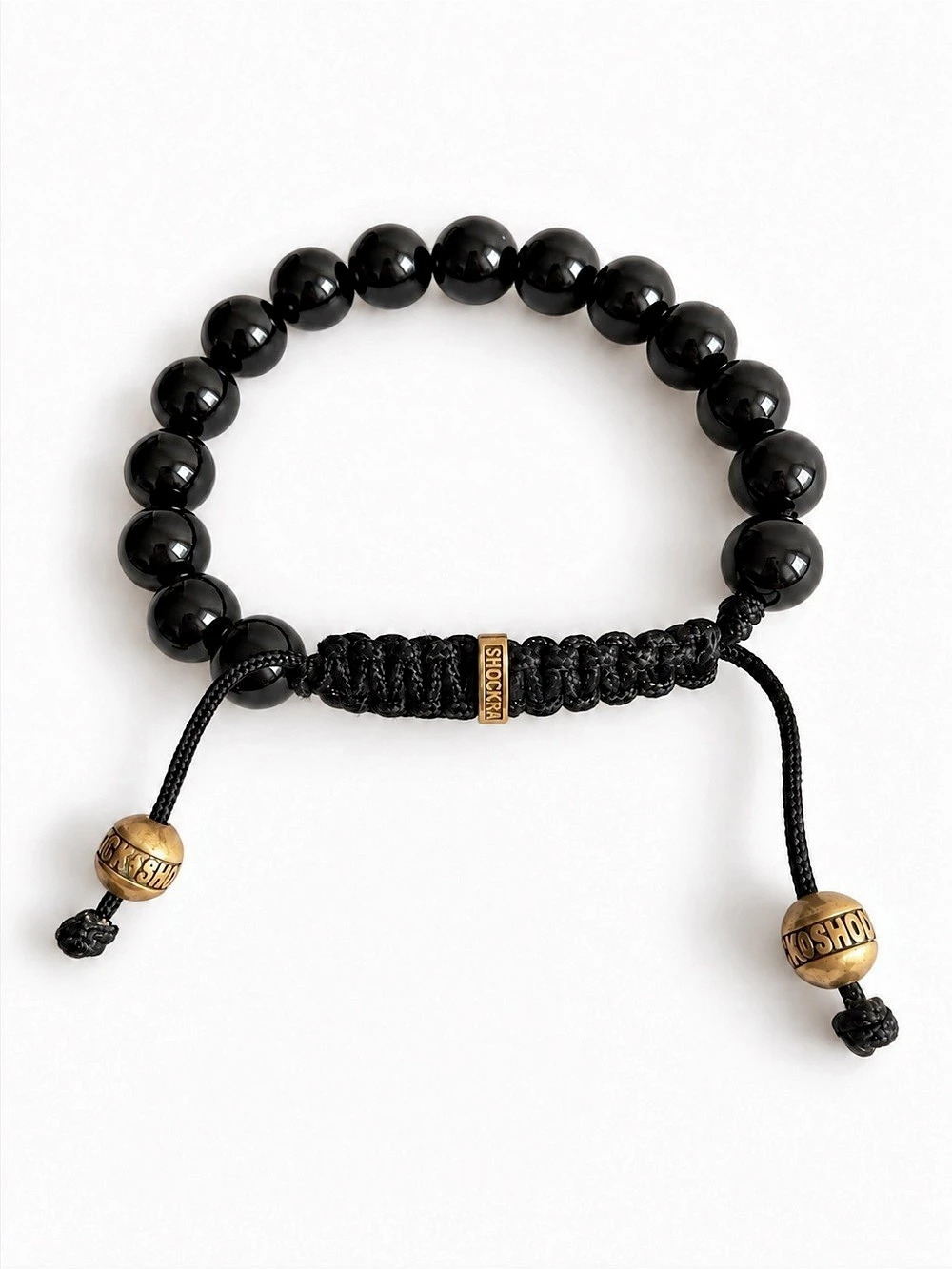 ZShock Shockra Uno Onyx Bracelet Black & Gold